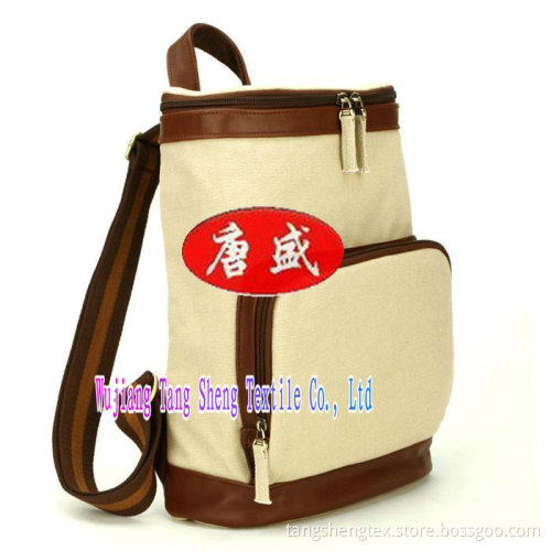 Recycled polyester canvas fabric to make bags